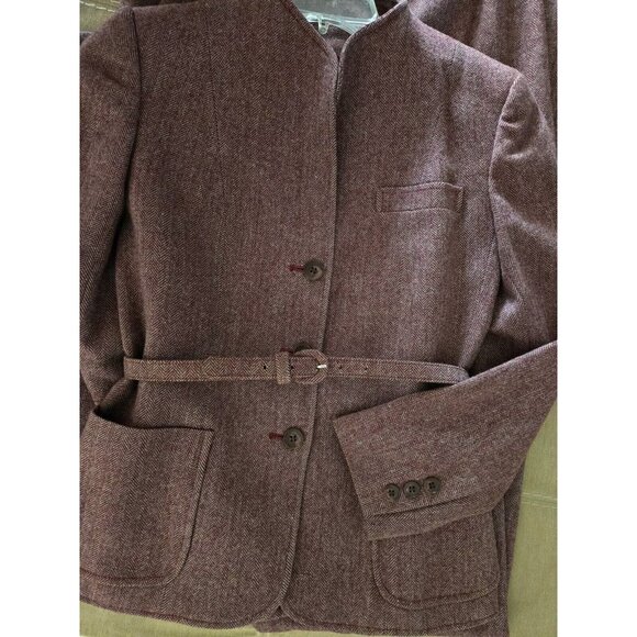 Daniel For Spellbound Wool Skirt Jacket Pants 3 Pc Suit Womens Size 6 Vtg - Picture 8 of 11